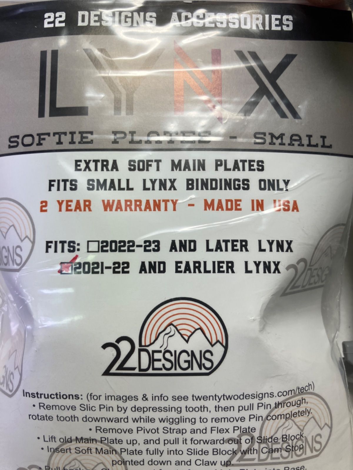 22 Designs Lynx Extra Soft Main Plate – Cripple Creek