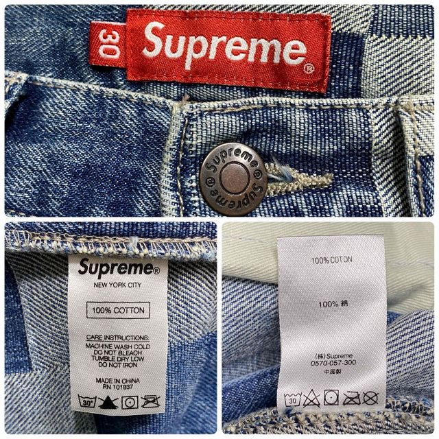 Supreme 21ss Patched Denim Painter Pant SIZE-30 シュプリーム