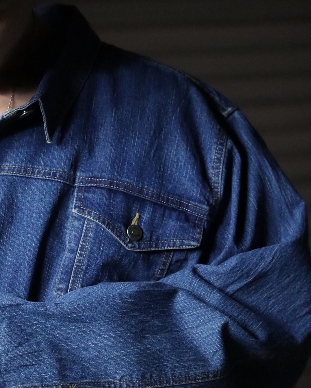 box silhouette super oversized denim coverall xxxxxl 90s 00s