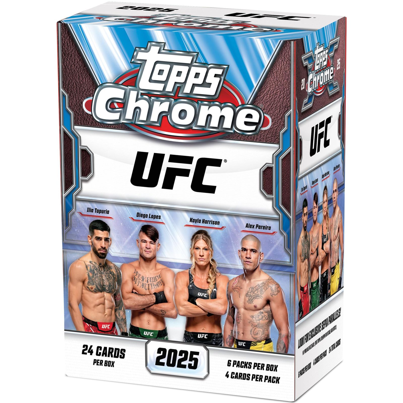 2025 Topps Chrome UFC - 工場出荷時密封 - バリューボックス