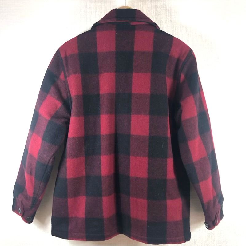 カーハート Carhartt メルトンジャケット チェック 赤 Lサイズ 860880