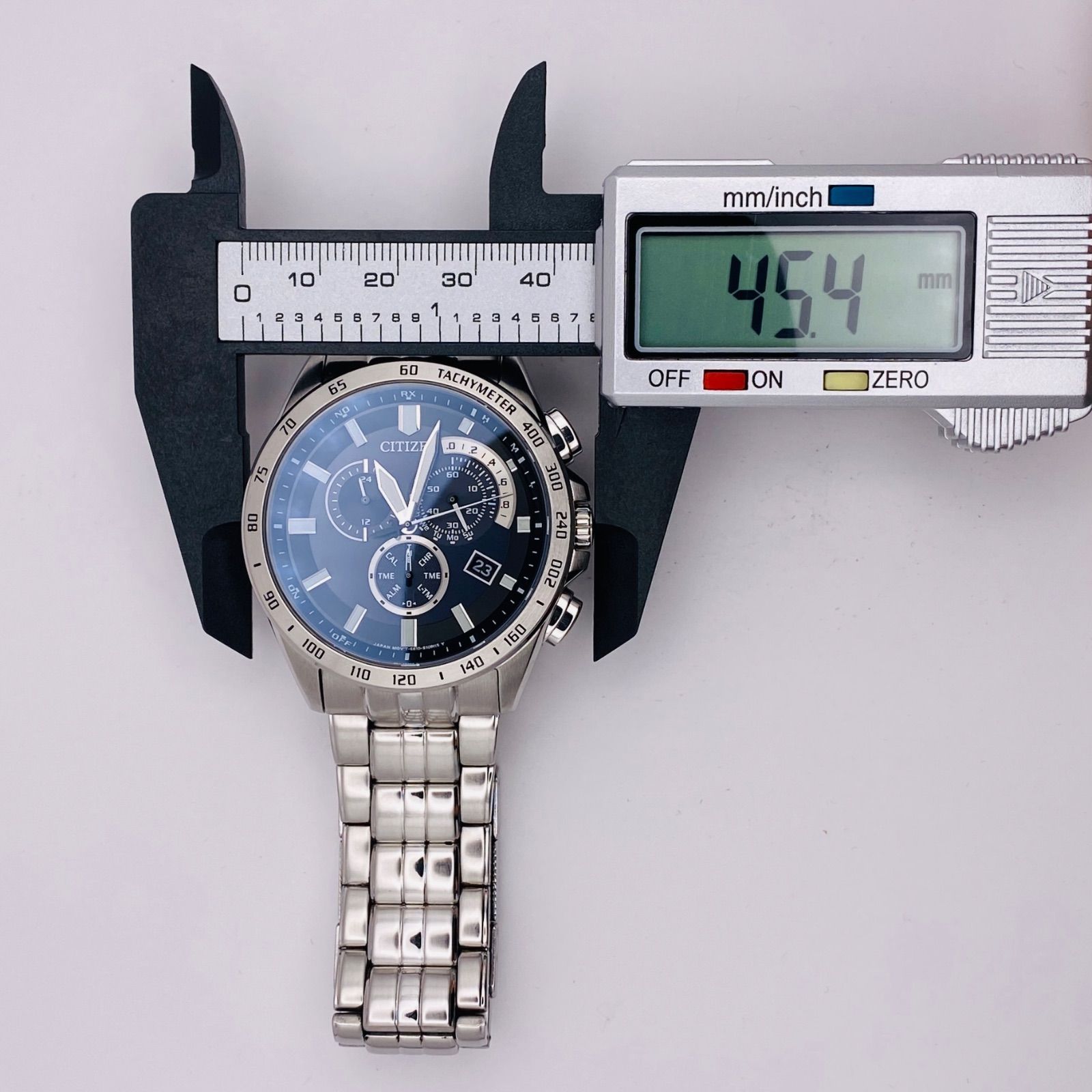 T146）良品 稼動品 CITIZEN シチズン 電波ソーラー ECO-DRIVE クロノ