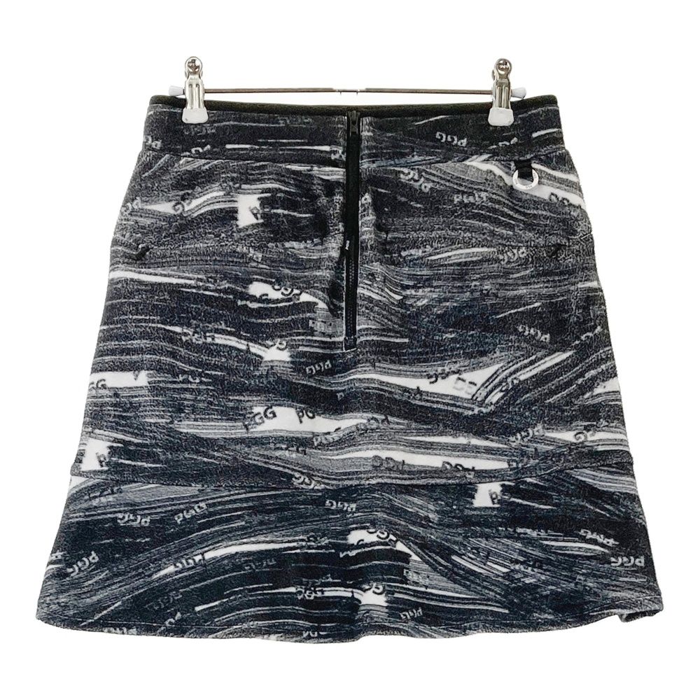 サイズ 1 PGG PEARLY GATES パーリーゲイツ モデル ストレッチスカート 総柄 ブラック系 240101537028 ゴルフウェア レディース ストスト