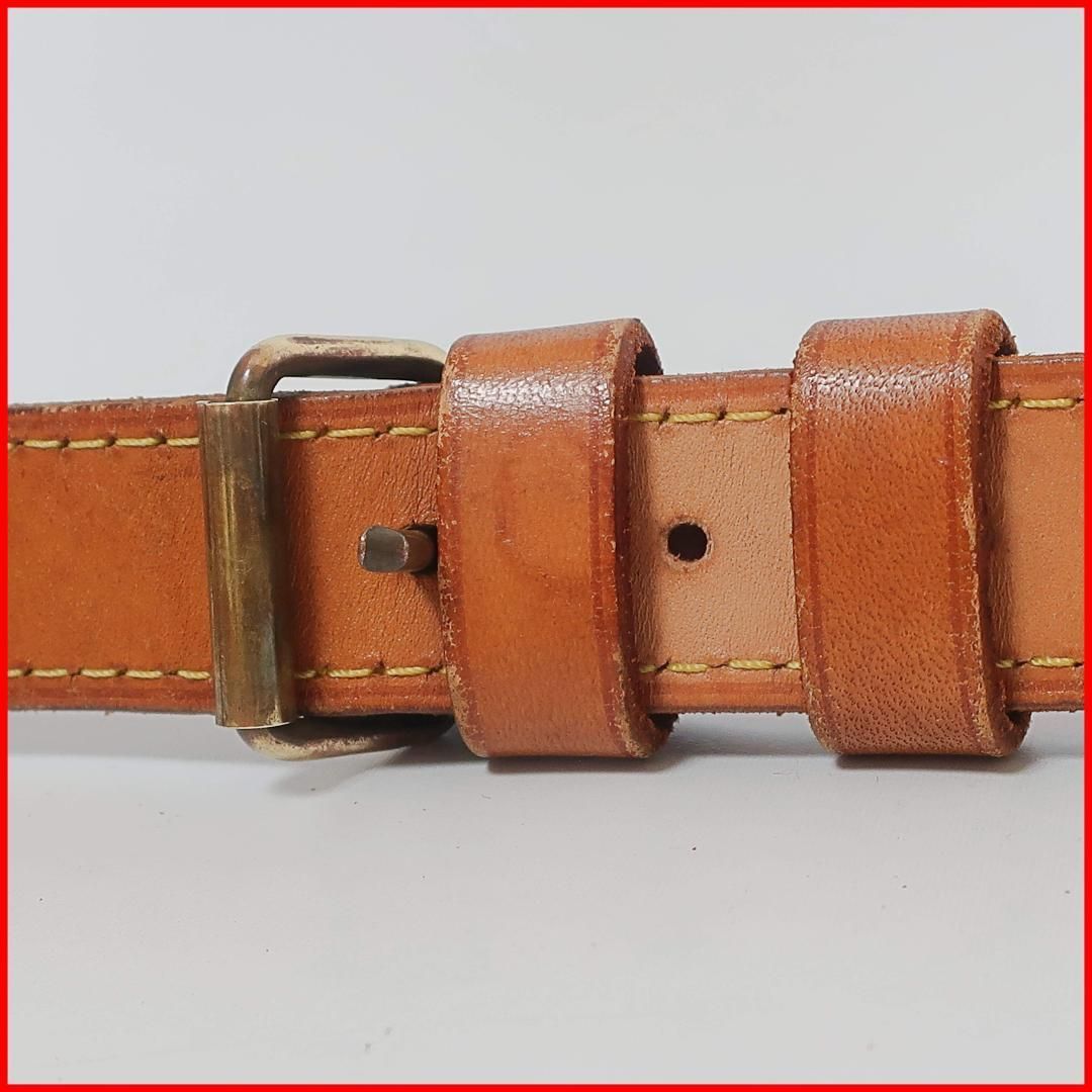 正規品 ヴィトン ショルダーストラップ ヌメ革 フランス製 カード 正規品 ヴィトン Louis Vuitton ショルダーストラップ ヌメ革