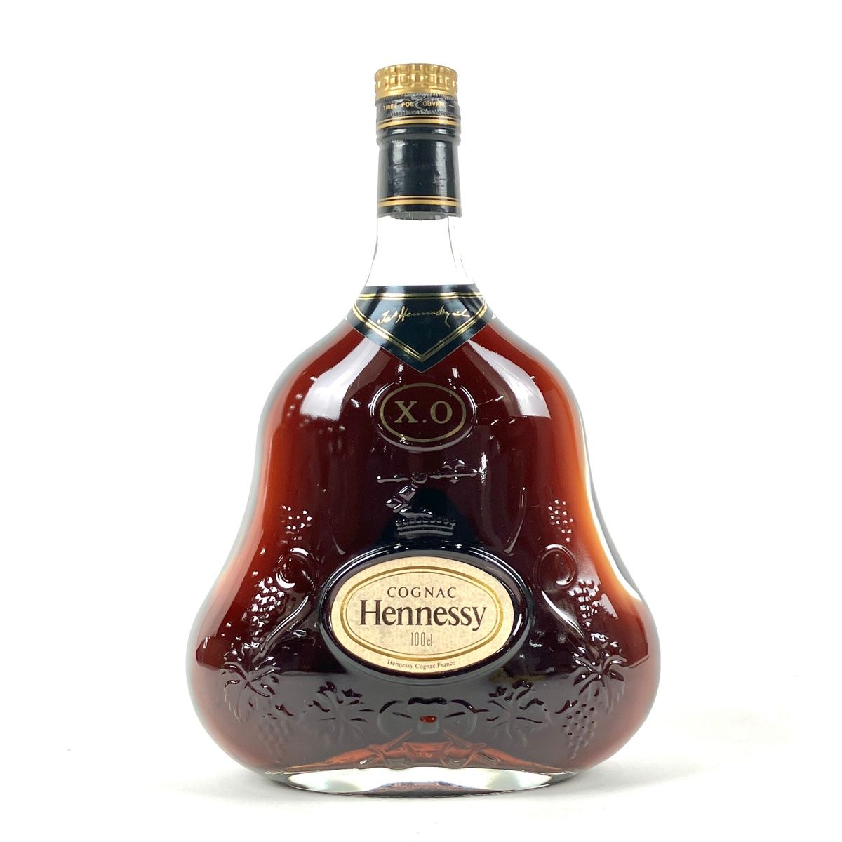 ヘネシー Hennessy XO 金キャップ クリアボトル 1000ml ブランデー