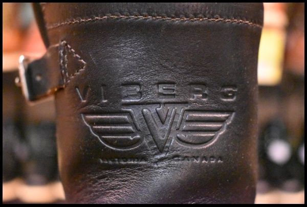 【7.5 箱付 良品】VIBERG ヴァイバー 83 エンジニア ブラック クロムエクセル 黒 ビブラム700 ブーツ ヴィバーグ ヴァイバーグ HOPESMORE【EQ292】