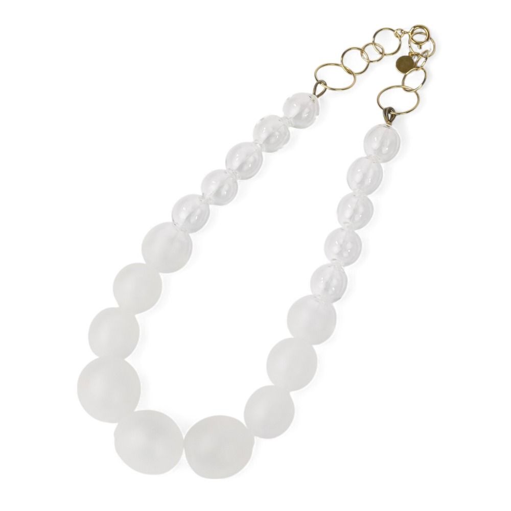 美品 SIRISIRI シリシリ SPHERE SATIN ガラスパール クラシック
