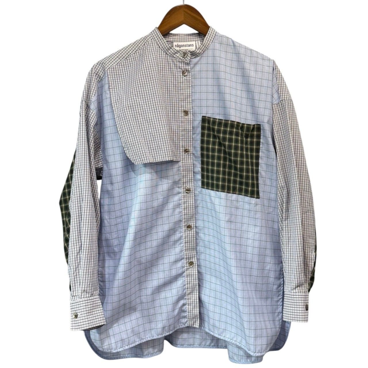 nagonstans ナゴンスタンス 23AW handy check shirt チェックシャツ 