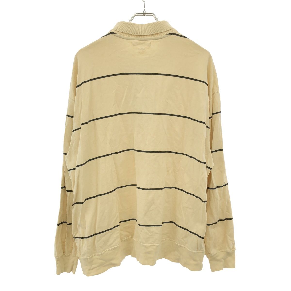 blurhms ブラームス 24SS Border Collared Harf-zip ハーフジップ 