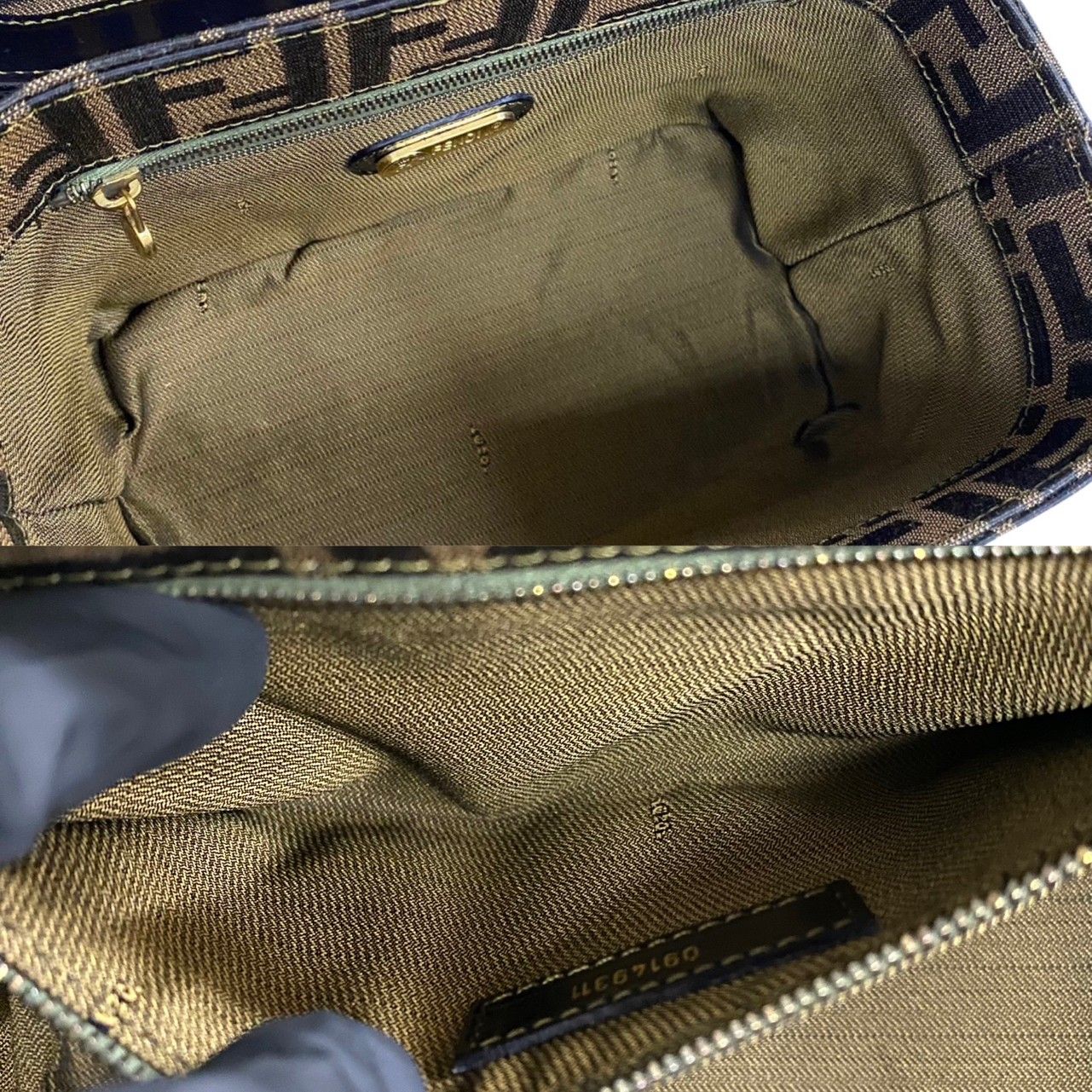 未使用✨箱付き　フェンディ　カチューシャ　ズッカ柄　キャンバス　レザー FENDI - ほぼ未使用 FENDI フェンディ ズッカ FF 総柄