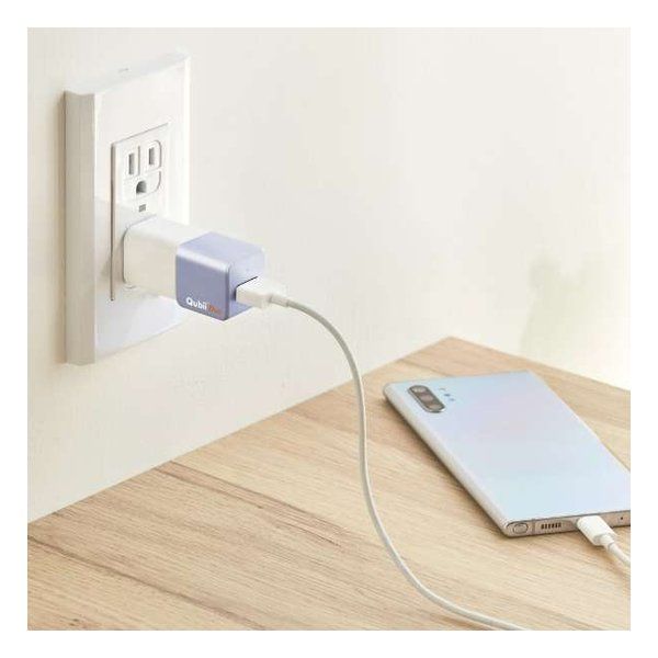 Maktar マクター iOS＆Android両用 スマートフォンバックアップ Qubii Duo Type-A パープル MKPQDPP 2623308