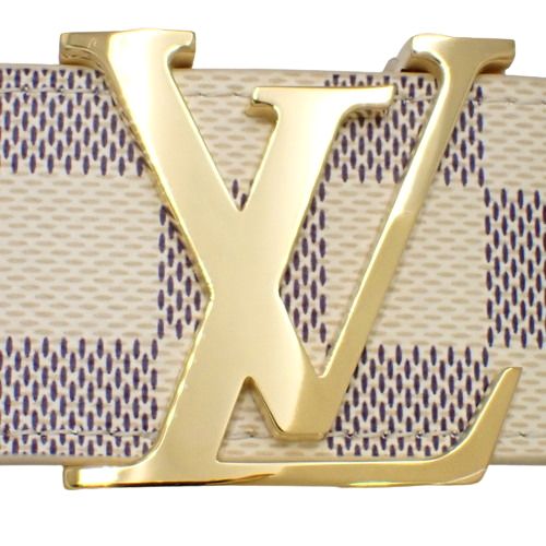 LOUIS VUITTON(ルイ・ヴィトン) ベルト・イニシャル ダミエ・アズール