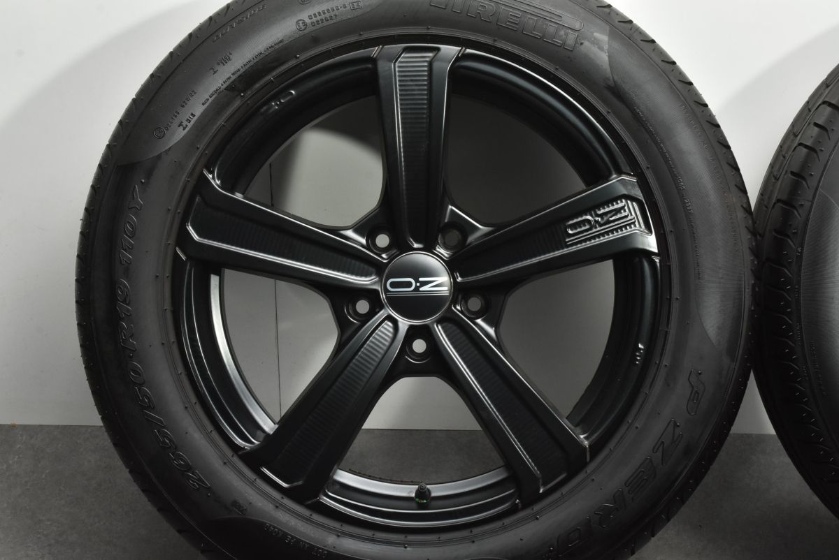 美品】OZレーシング モンテカルロ HLT 19in 9J +50 PCD130 ピレリ P 