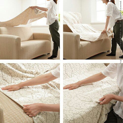 ポルトガル製 タオル地タイプソファカバー レイリア 3人掛 ソファカバー 3人掛け 肘なし