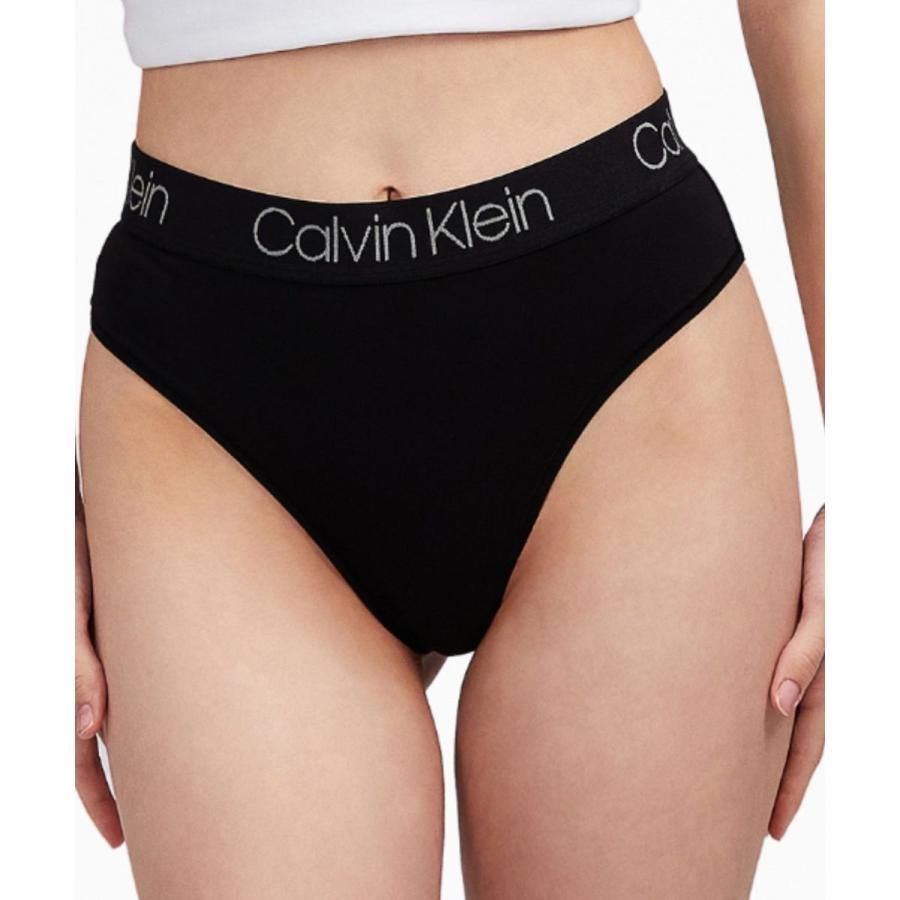 CALVIN KLEIN カルバンクライン ブラック コットン ハイウエスト