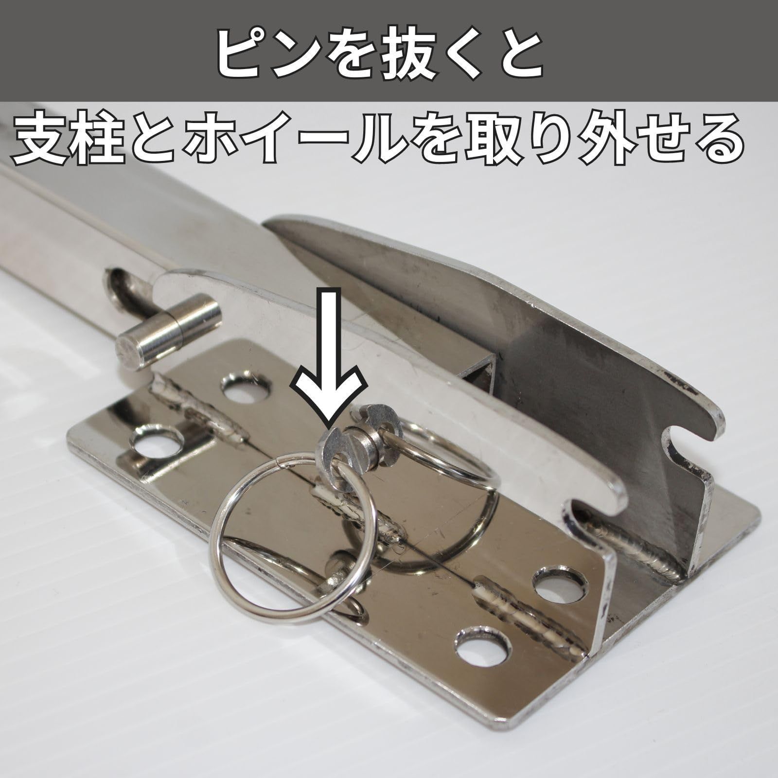 全新品】ボートドーリー 跳上げ時傾斜式 ワンタッチロック