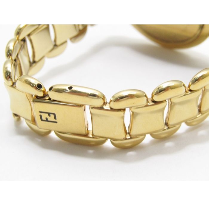 ※併売商品※◆中古◆FENDI【フェンディ】腕時計 クオーツ デイト付き シェル文字盤 ユニセックス　M795