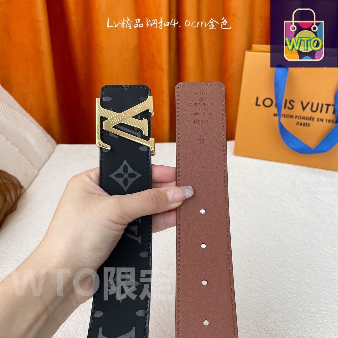 今日特価】Louis Vuitton ルイヴィトン レザーベルト - メルカリ