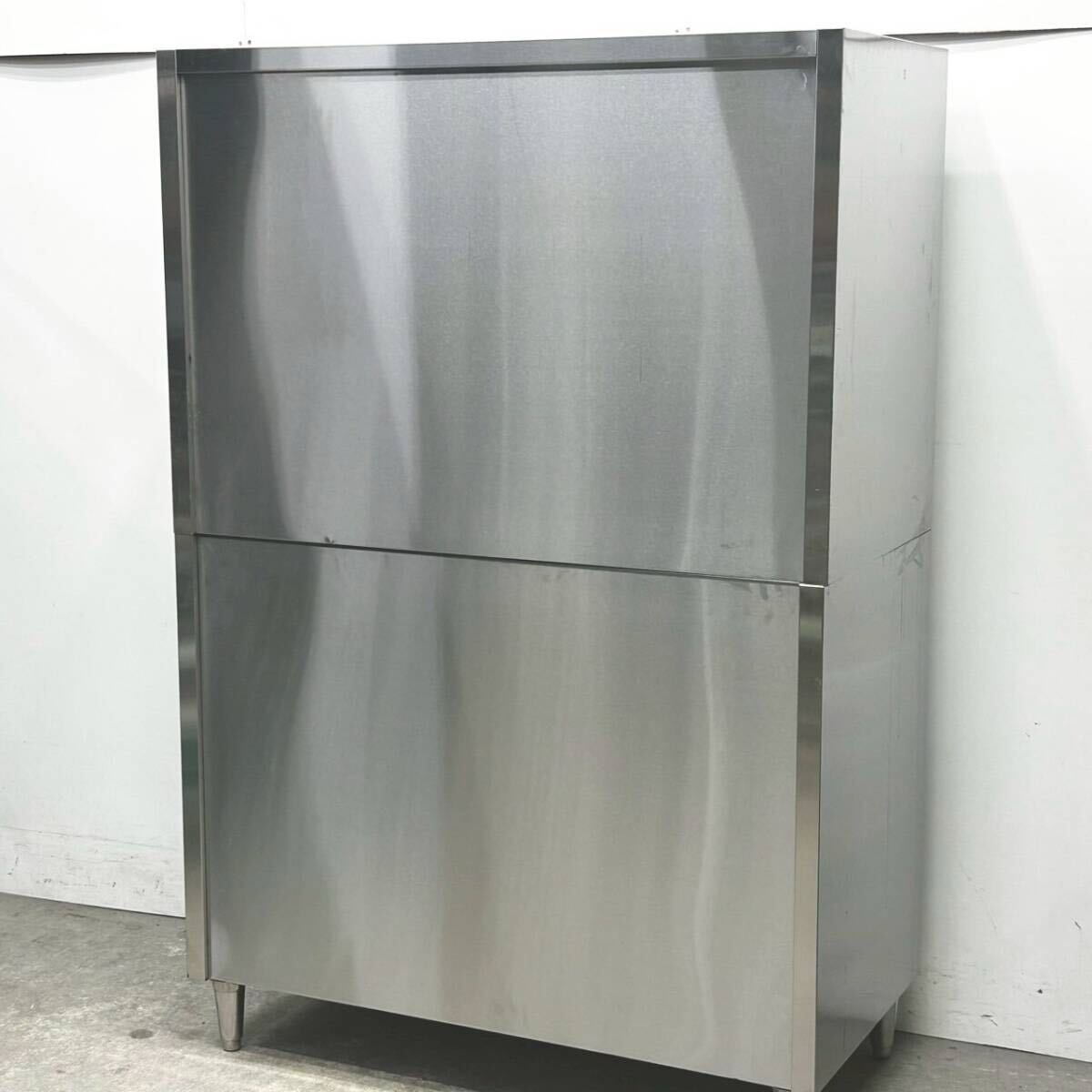 ステンレス食器庫 W1200×D600×H1800 ステンレス棚 業務用 厨房 中古