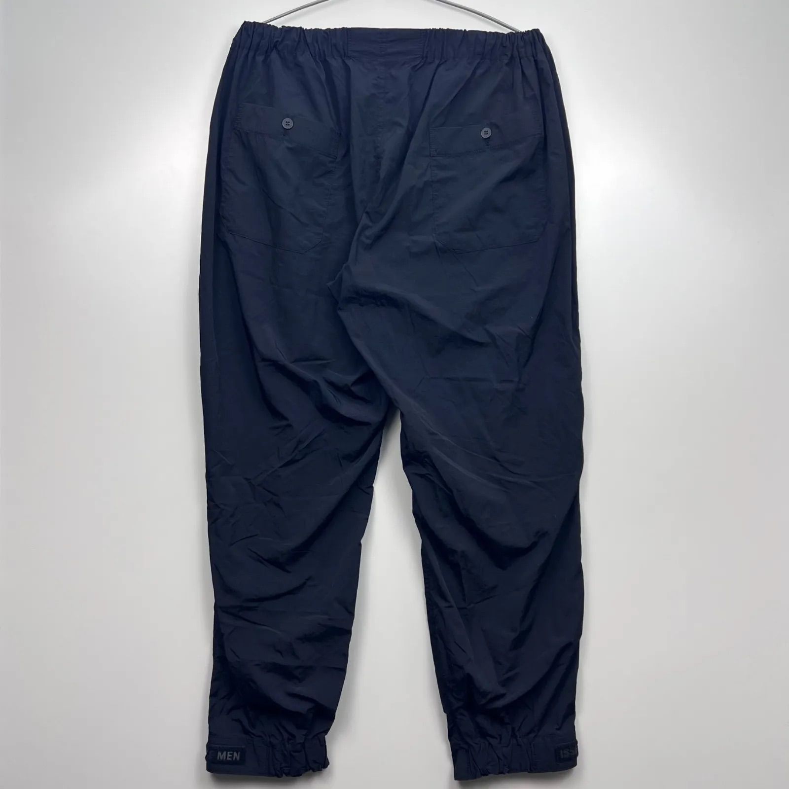 issey miyake 00s archive rib logo tac nylon pants 3 vintage y2k