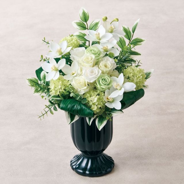 人工観葉植物 緑彩 つかさ ブリザーブドフラワー 高さ45cm P258 zy4901 代引き不可 インテリアグリーン フェイクグリーン