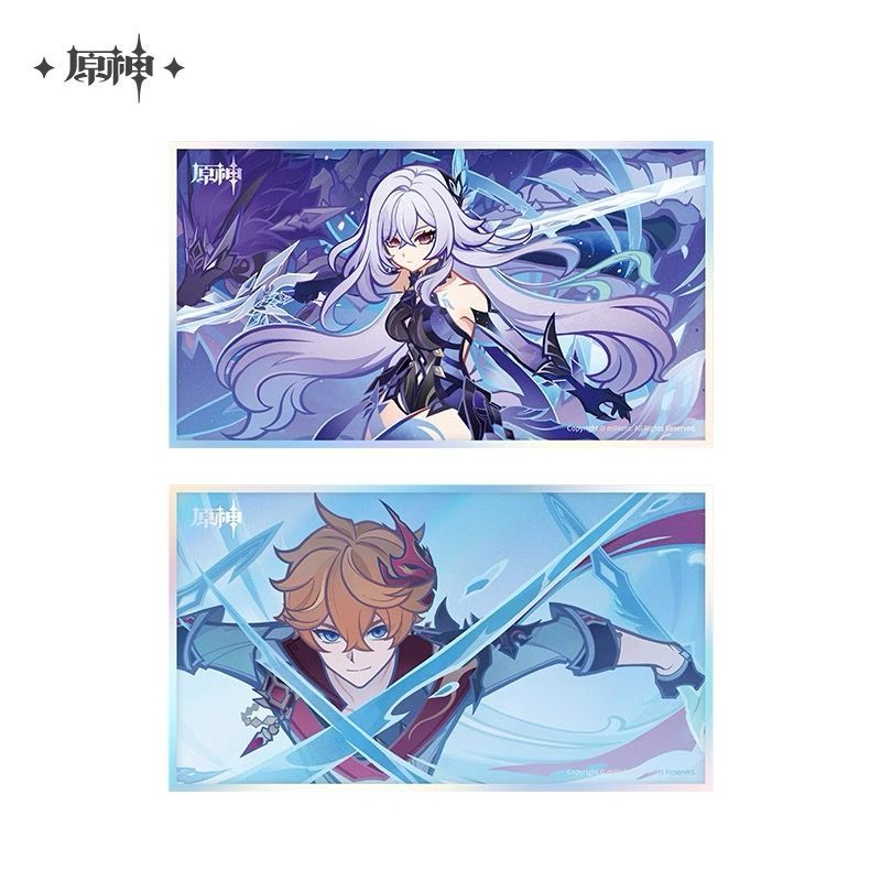 タルタリヤ　アメリカ　特典　カード　レア 公式正規品 スカーク タルタリヤ カード 原神 特典 公子 - メルカリ