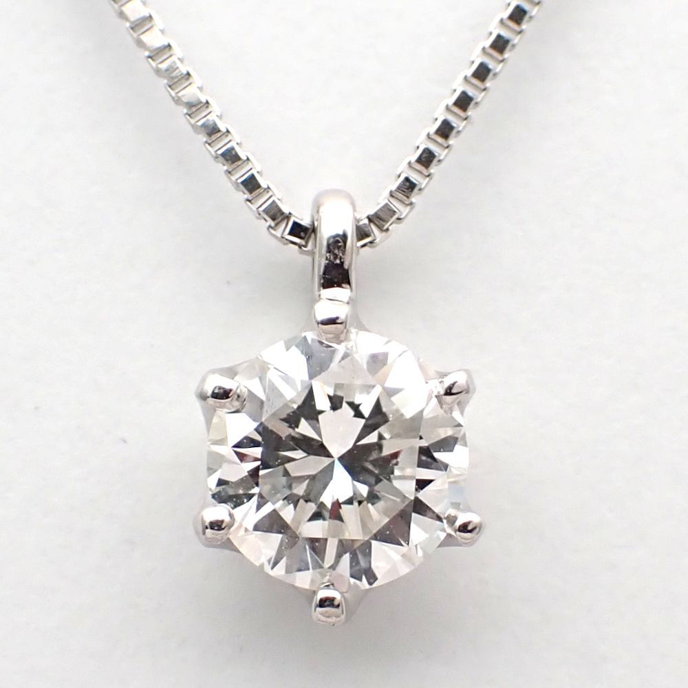 Pt900 プラチナ ダイヤモンド 0.544ct ソーティング付 G/VVS2/GOOD/N 