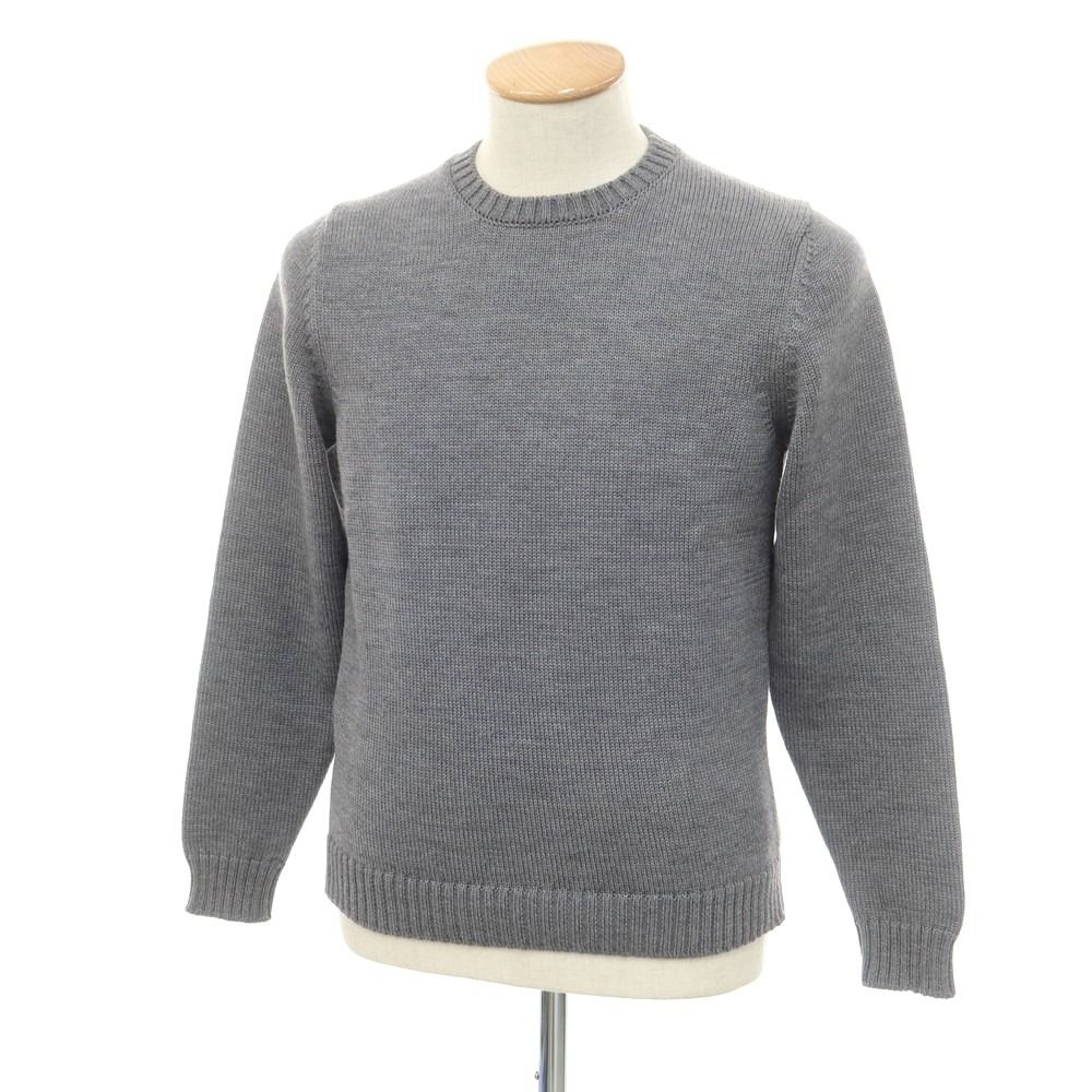 中古】ザノーネ ZANONE ミドルゲージ ウール クルーネック プル  