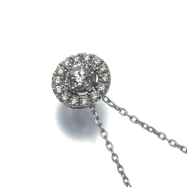 フォーエバーマーク ネックレス ダイヤ ダイヤモンド 0.26ct センター  