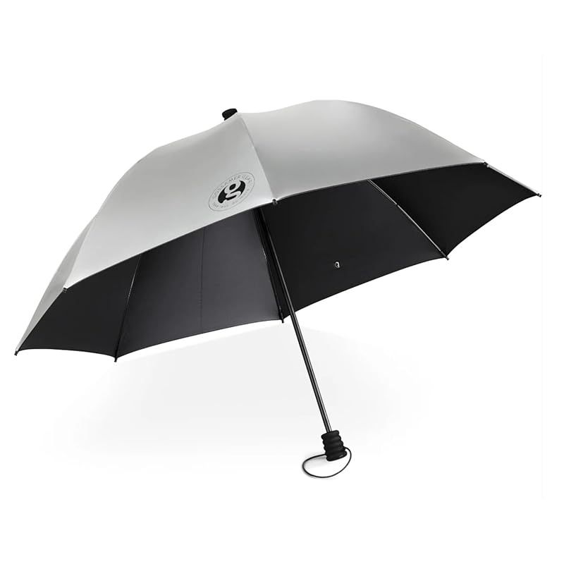 Gossamer Gear ゴッサマーギア LIGHTREK HIKING CHROME UMBRELLA 超軽量166g ハイカー向け 晴雨兼用 UVカット率98%以上 遮光率98%以上 UPF50 ハンズフリー対応 EVAフォームグリップ 反射コード 軽