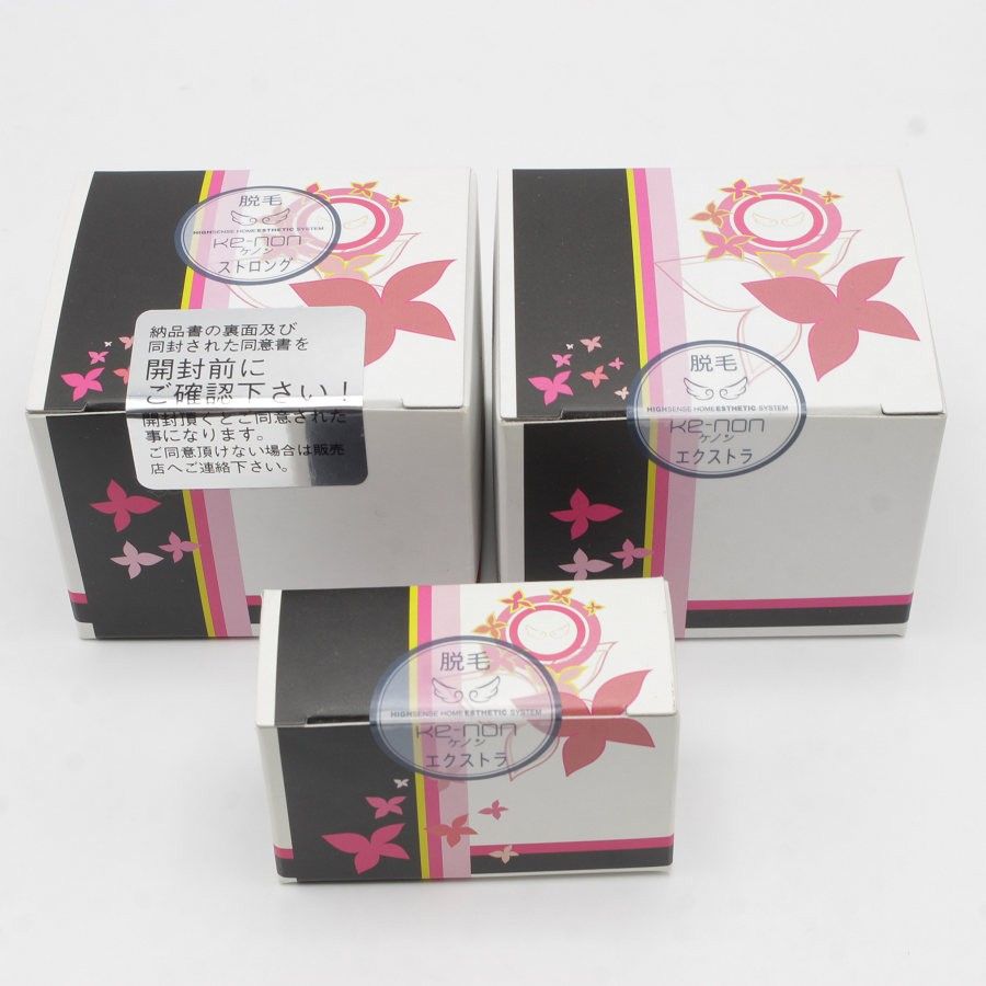ケノンver6.2本体＋カートリッジ3種エクストラ/ストロング/ラージ箱説明書有 ケノン（ke-non） ストロングカートリッジ 単品販売 当店ユーザー限定