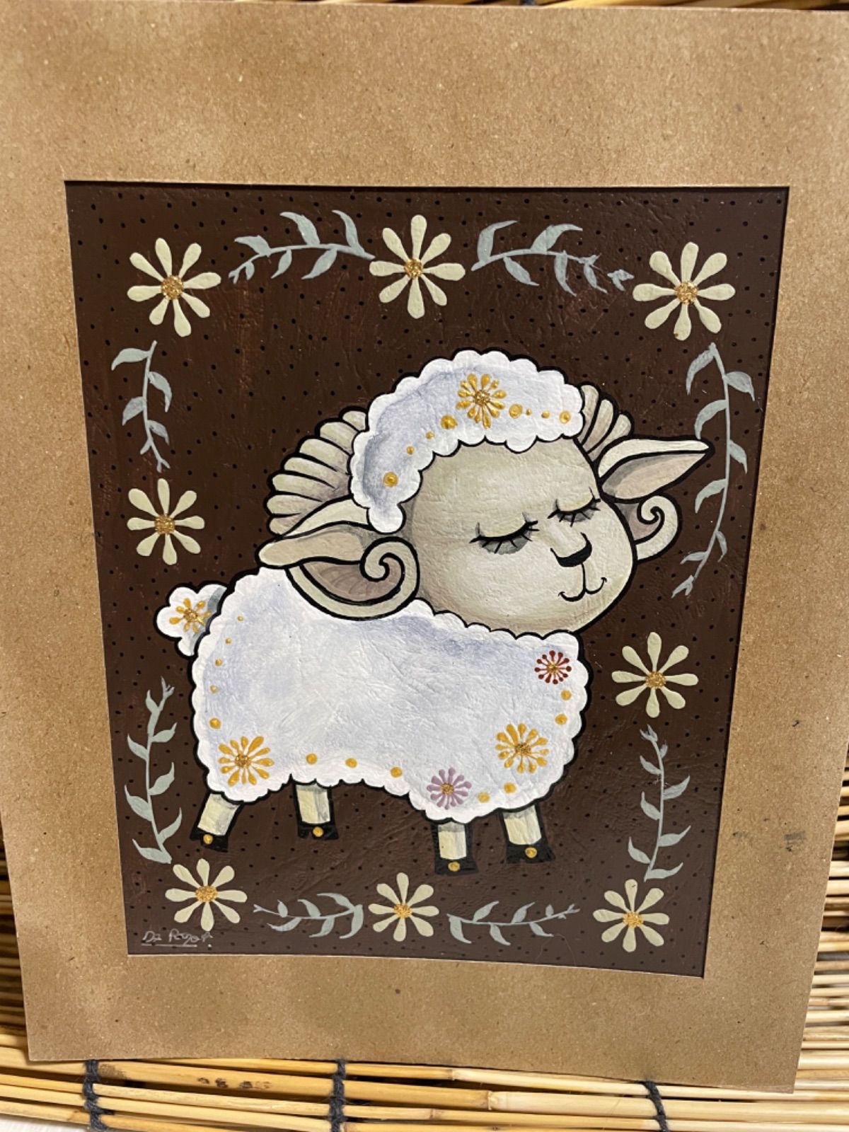 ひつじ 手書き絵 パゴット