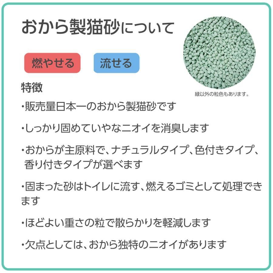 猫砂 常陸化工 ファインキャット おからの猫砂ホワイト ６L×４袋　 他商品同梱不可 ねこ砂 ネコ砂