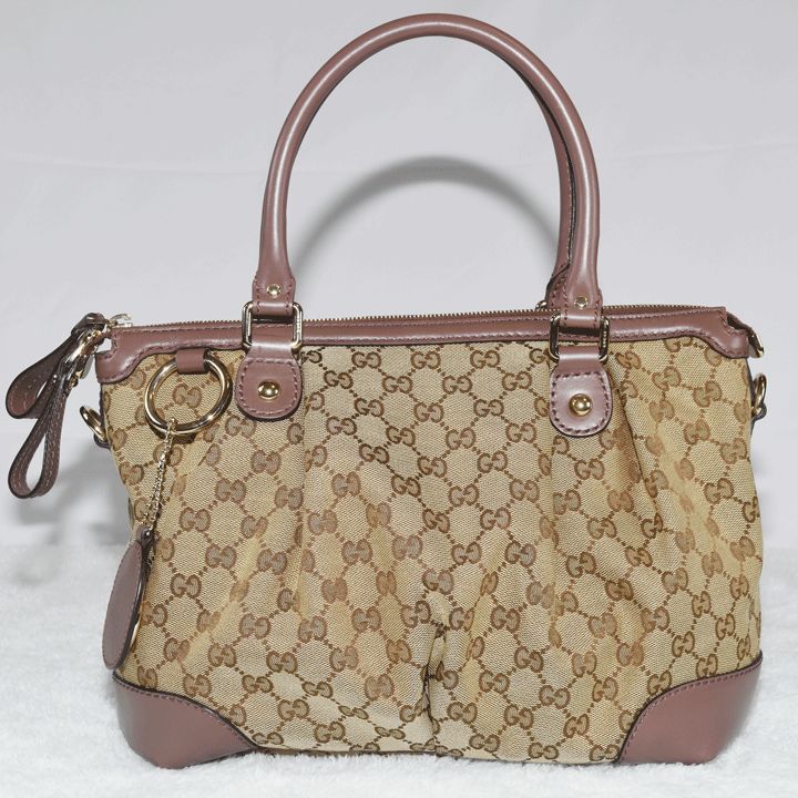 GUCCI グッチ GGキャンバス スーキー 247902 525040 レザー