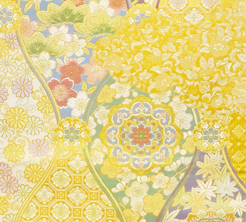 記念感謝祭【仕立無料】西陣名門とみや織物特撰振袖用袋帯☆本金刺繍 