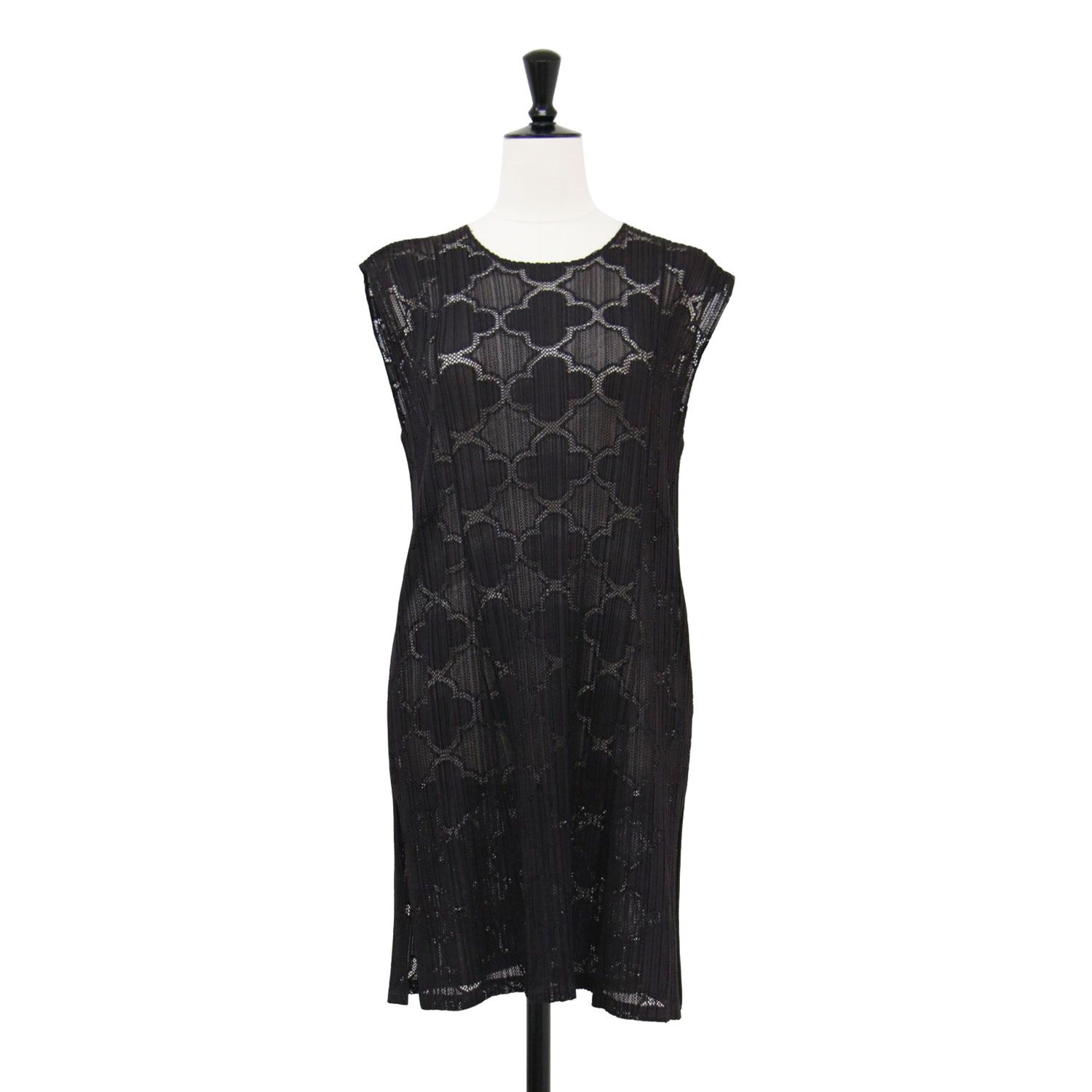 Issey Miyake Pleats Please Asymmetrical Pleated Tunic in