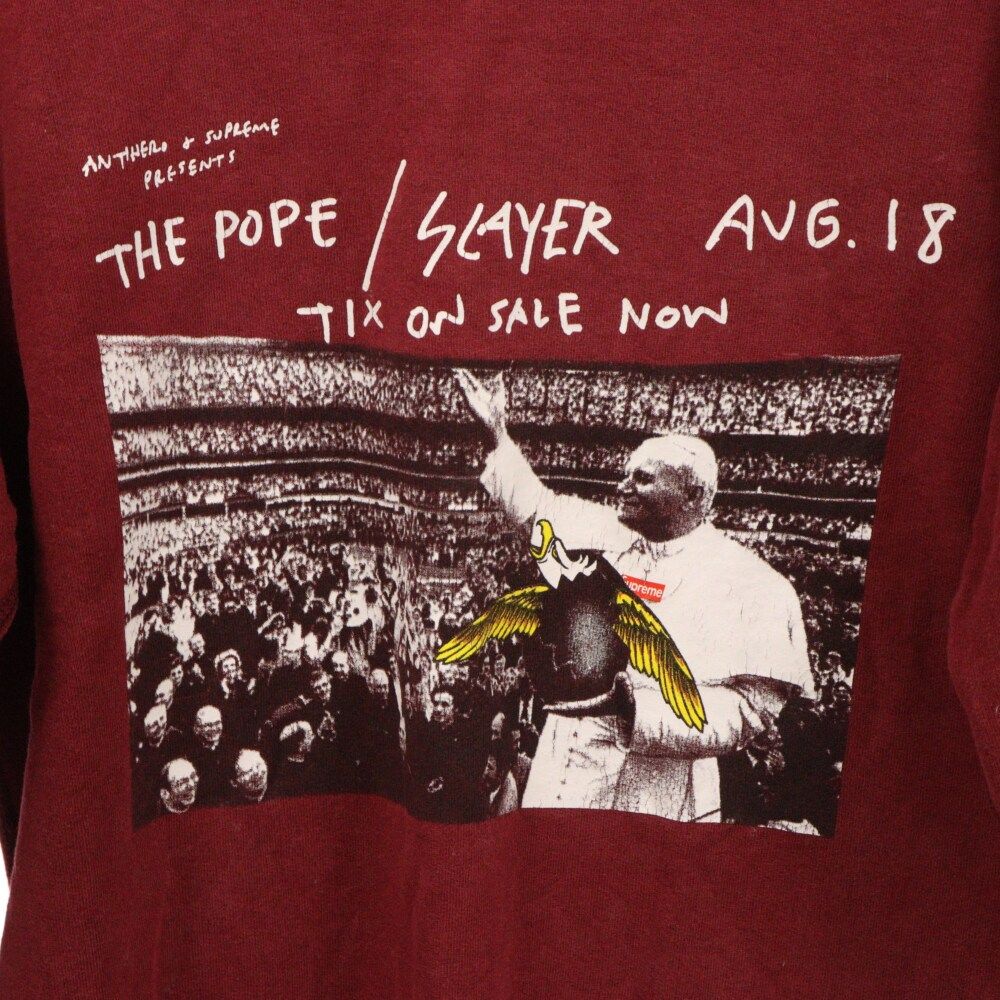 SUPREME (シュプリーム) 16SS×ANTIHERO Pope Crewneck アンタイ