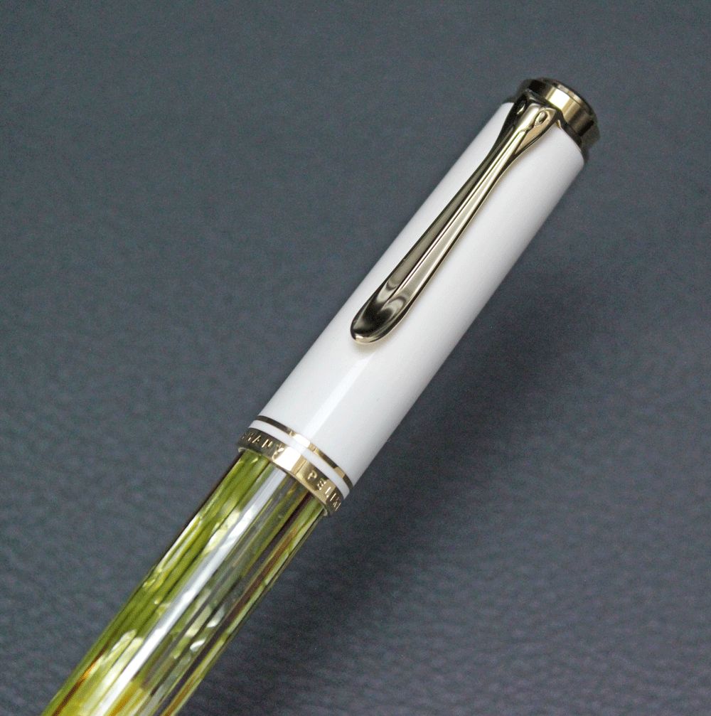 万年筆 ホワイトトータス ペリカン EF 極細字 スーベレーン M400 正規