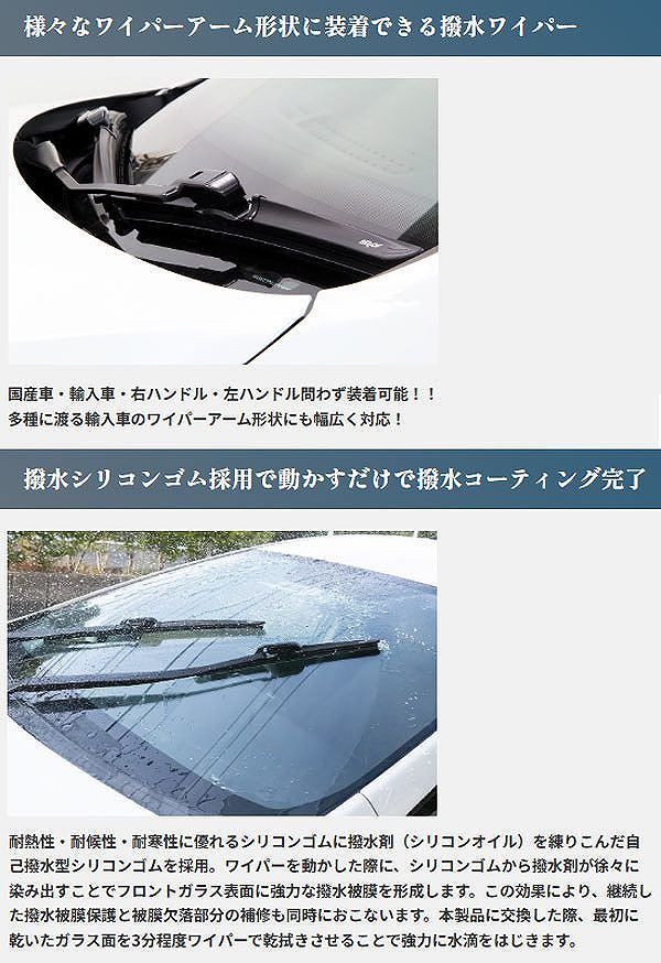 BELLOF(ベロフ) Sフラットワイパー アイ・ビューティー 運転席