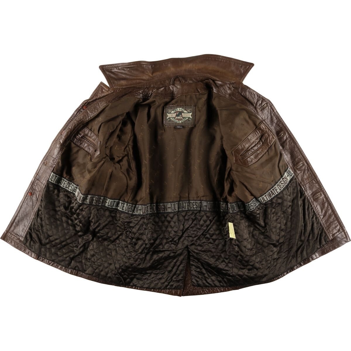 古着 THE VALI COLLECTION レザーカーコート メンズM相当/eaa478501  