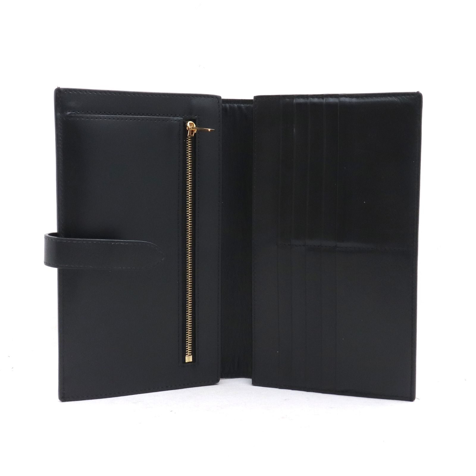 CELINE ラージストラップウォレット ブラック - メルカリ