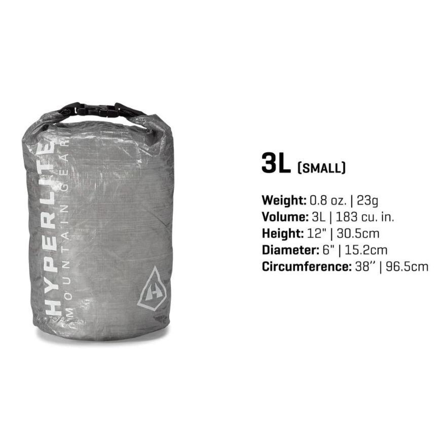 Hyperlite Mountain Gear Roll-Top Stuff Sack 3 L S 23 g ハイパーライトマウンテンギア ロールトップスタッフサック