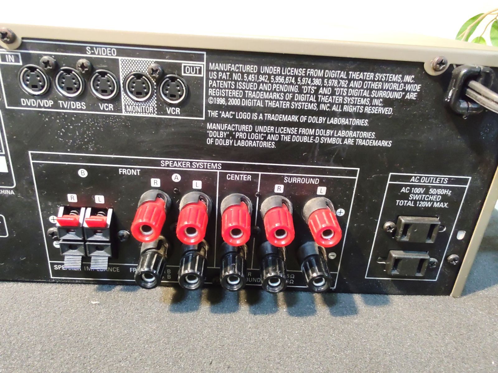 5793☆音出し確認済♪DENON デノン AVC-1570 AVサラウンドアンプ