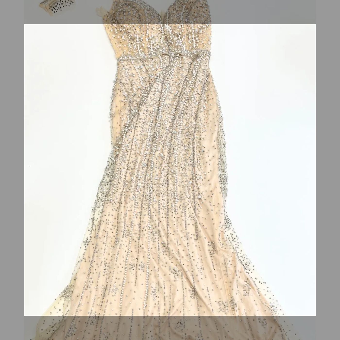 コンテストドレス オーロラカラー マーメイド ロング キャバ 9号