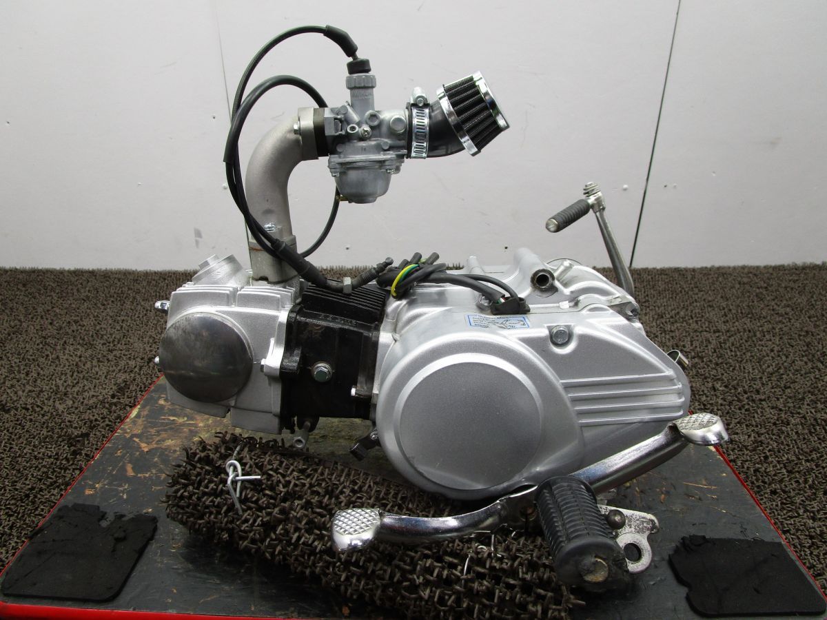 シャリー50 中華エンジン ASSY ☆O438 86㏄ マフラー