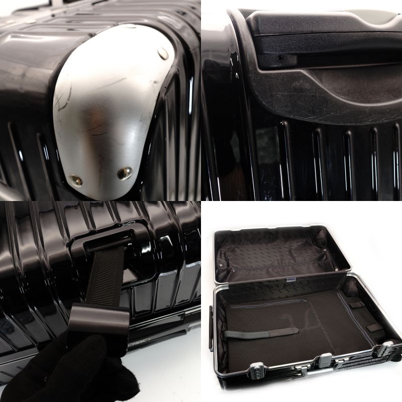 リモワ RIMOWA キャリーケース TSAロック 60L ブラック キャリーバッグ
