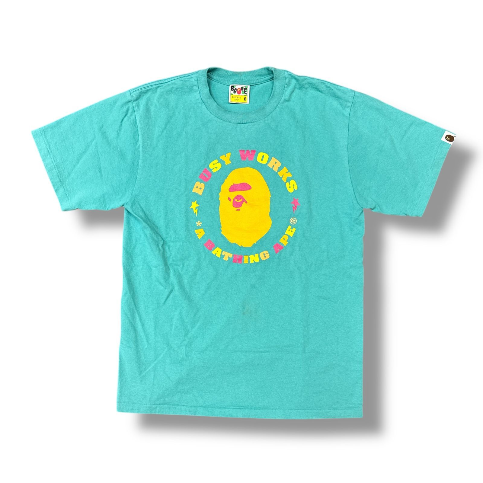 A BATHING APE COLORS BUSY WORKS STA TEE カラービジーワークス