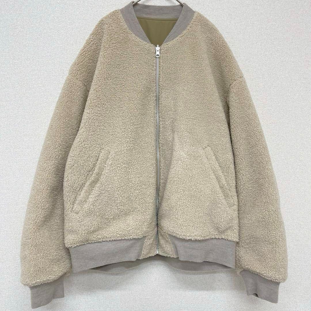 KAJA カジャ リバーシブル ボンバージャケット ボア ナイロン ブルゾン Ｍ