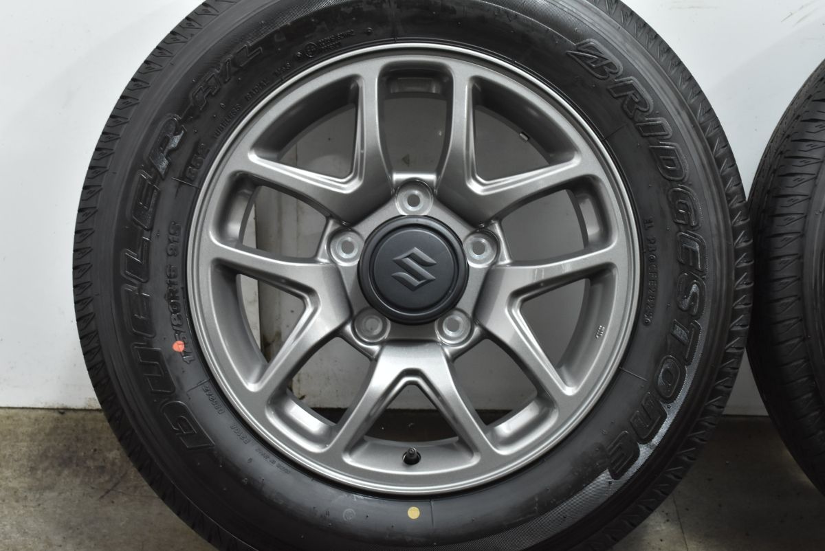 製 新車外し品 スズキ JB64 ジムニー 純正 16in 5.5J 22 PCD139.7 ブリヂストン DUELER H L 852 175 80R16 AZオフロード FFCRYSTALESIA_COM