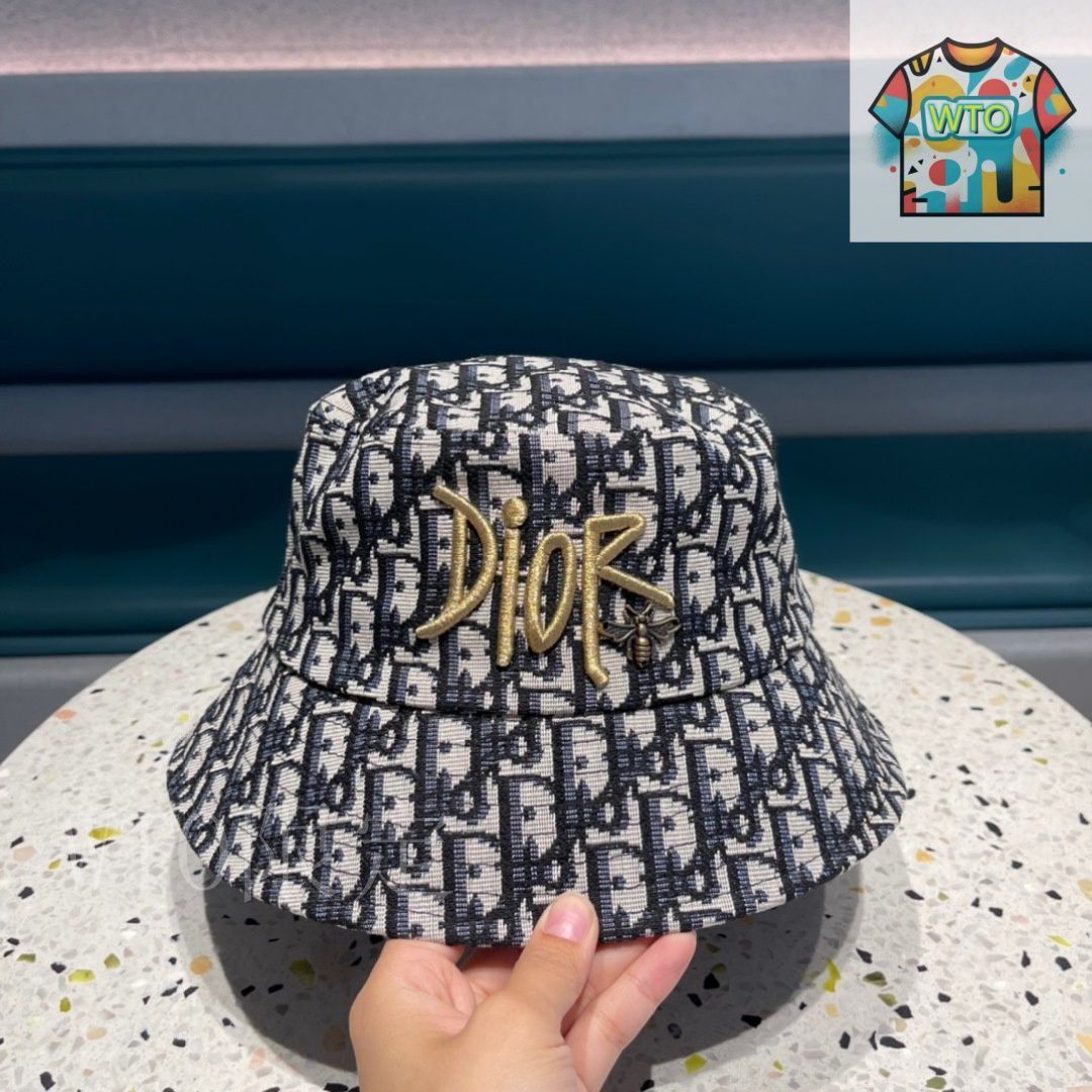 Dior☆VIP☆テディD リバーシブル フィッシャーマンハット Dior（ディオール）公式コレクションのニットフィッシャーマン